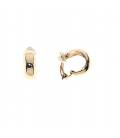 Rose gold half ronde oorclips