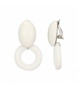 Oorclips | Ronde hanger ovaal oorstukje | Nikkelvrij comfort