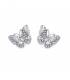 Oorclips | Vlinder oorclips met strass | Sieraden zonder gaatjes