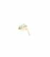 Oorclips | Prachtige modeaccessoire | Zeegroene strass rand