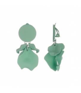 Oorclips | Turquoise met mooie hangertjes | Boho en stijlvol