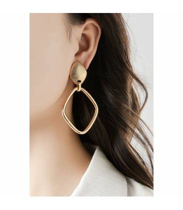 Zilverkleurige oorclips | Geribbeld metaal oorclip | Fashion accessoires