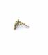 Oorclips | Elegante druppel oorclips met melkwitte steen | Sieraden voor dames
