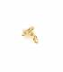 Oorclips | parel waaier oorclips goud | chic accessoires