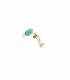Driehoek oorclips | modieuze multicolor clip?on sieraden