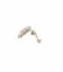 Oorclips | parel strass oorclips voor glamour