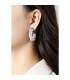 Oorclips licht roze creolen | Roze creolen zonder gaatjes | Lichtroze oorclips voor fashion