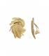 Oorclips | trendy goudkleurige oorclip met detail | fashion glans