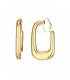 Oorclips | Goudkleurig minimalistisch design | Moderne statement look