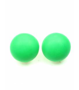 Mooie felle groene oorclips