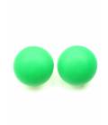 Mooie felle groene oorclips