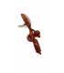 Oorclips | Bruin boho design | Gevlochten en speels