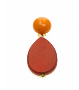 Opvallende Oranje Oorclips - Trendy Accessoires