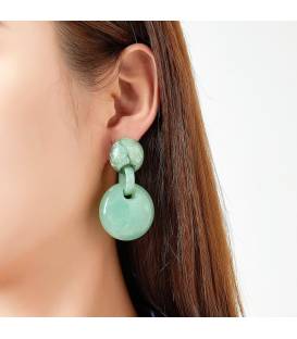 Trendy Groene Oorclips - Must-have Mode Accessoire