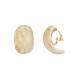 Grote beige getinte oorclips