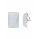 Witte grote oorclips met motief